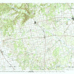 United States Geological Survey Snyder, TX (1985, 100000-Scale) digital map