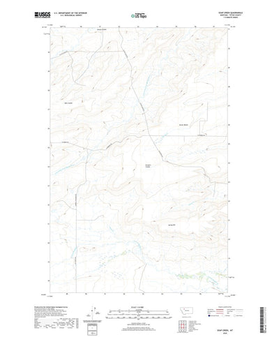 United States Geological Survey Soap Creek, MT (2020, 24000-Scale) digital map