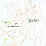 United States Geological Survey Soap Holes Reservoir, WY (1964, 24000-Scale) digital map