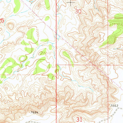 United States Geological Survey Soap Holes Reservoir, WY (1964, 24000-Scale) digital map