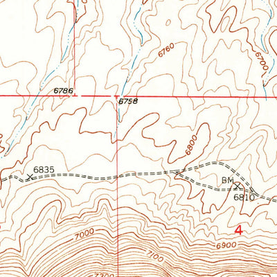 United States Geological Survey Soap Holes, WY (1951, 24000-Scale) digital map