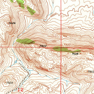 United States Geological Survey Soap Holes, WY (1951, 24000-Scale) digital map