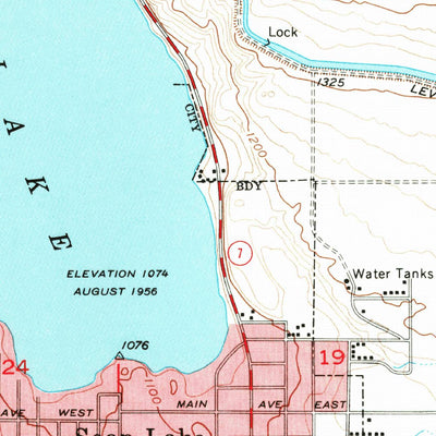 United States Geological Survey Soap Lake, WA (1956, 24000-Scale) digital map