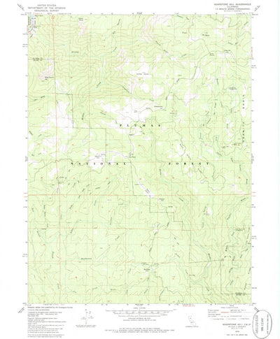 United States Geological Survey Soapstone Hill, CA (1979, 24000-Scale) digital map