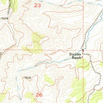 United States Geological Survey Soapy Dale Peak, WY (1956, 24000-Scale) digital map