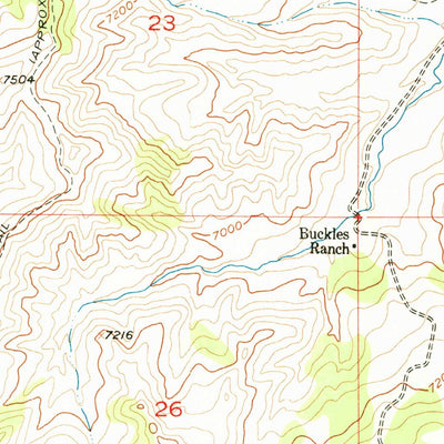 United States Geological Survey Soapy Dale Peak, WY (1956, 24000-Scale) digital map