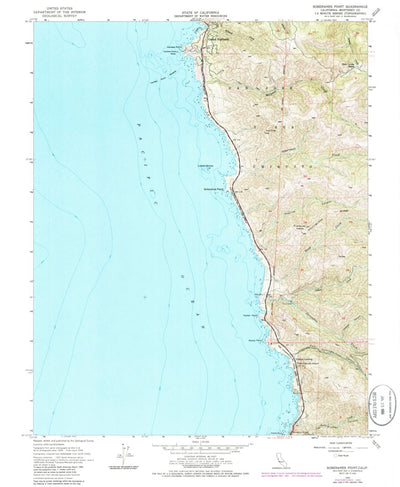 United States Geological Survey Soberanes Point, CA (1956, 24000-Scale) digital map