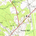 United States Geological Survey Society Hill, SC (1971, 24000-Scale) digital map