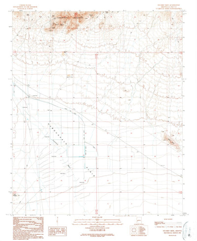 United States Geological Survey Socorro Mine, AZ (1990, 24000-Scale) digital map