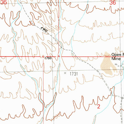 United States Geological Survey Socorro Mine, AZ (1990, 24000-Scale) digital map