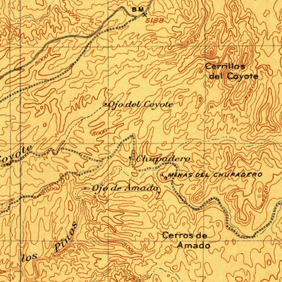 United States Geological Survey Socorro, NM (1906, 62500-Scale) digital map