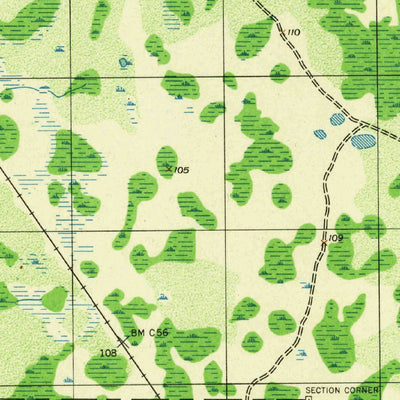 United States Geological Survey Socrum, FL (1944, 31680-Scale) digital map