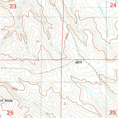 United States Geological Survey Soda Butte, WY (1982, 24000-Scale) digital map