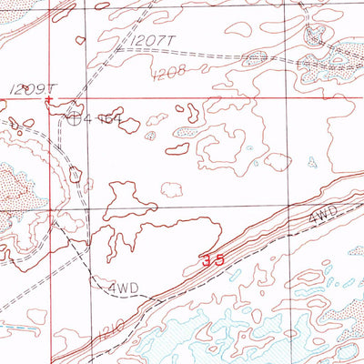 United States Geological Survey Soda Lake East, NV (1985, 24000-Scale) digital map