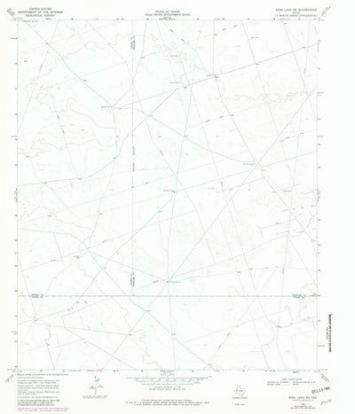 United States Geological Survey Soda Lake NE, TX (1968, 24000-Scale) digital map