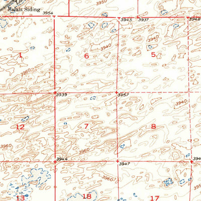 United States Geological Survey Soda Lake, NV (1951, 62500-Scale) digital map