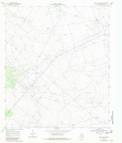 United States Geological Survey Soda Lake SE, TX (1968, 24000-Scale) digital map