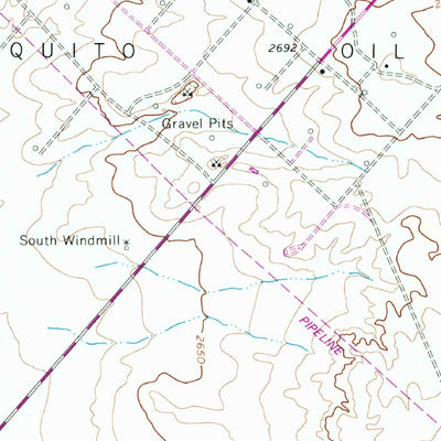 United States Geological Survey Soda Lake SE, TX (1968, 24000-Scale) digital map