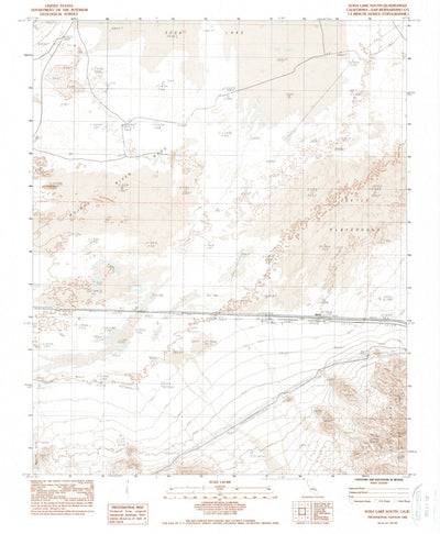 United States Geological Survey Soda Lake South, CA (1983, 24000-Scale) digital map