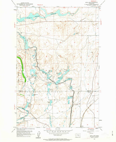 United States Geological Survey Soda Lake, WA (1954, 24000-Scale) digital map