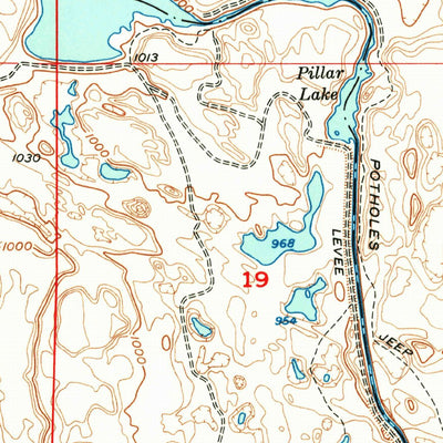 United States Geological Survey Soda Lake, WA (1954, 24000-Scale) digital map
