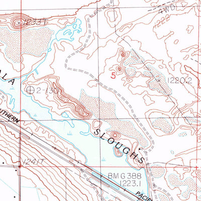 United States Geological Survey Soda Lake West, NV (1985, 24000-Scale) digital map