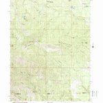 United States Geological Survey Soda Mountain, OR-CA (1988, 24000-Scale) digital map