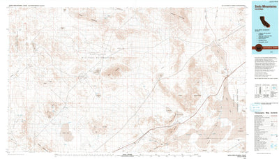 United States Geological Survey Soda Mountains, CA (1993, 100000-Scale) digital map