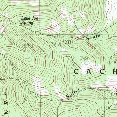 United States Geological Survey Soda Peak, ID (1982, 24000-Scale) digital map
