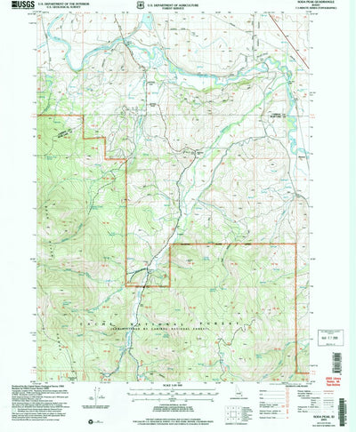 United States Geological Survey Soda Peak, ID (2005, 24000-Scale) digital map