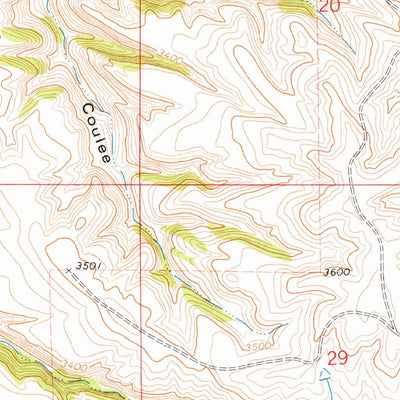 United States Geological Survey Soda Spring Coulee, MT (1978, 24000-Scale) digital map