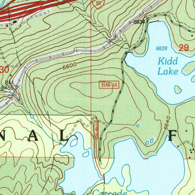 United States Geological Survey Soda Springs, CA (2000, 24000-Scale) digital map