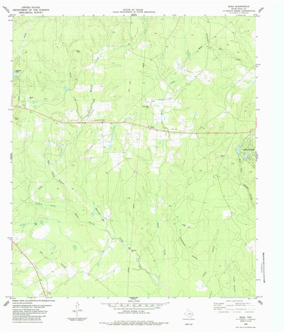 United States Geological Survey Soda, TX (1984, 24000-Scale) digital map