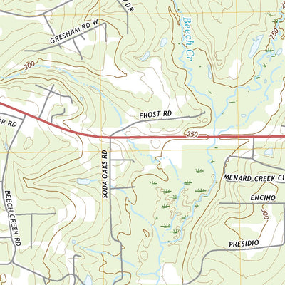 United States Geological Survey Soda, TX (2019, 24000-Scale) digital map
