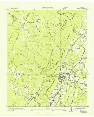 United States Geological Survey Soddy, TN (1935, 24000-Scale) digital map