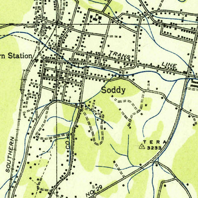 United States Geological Survey Soddy, TN (1935, 24000-Scale) digital map