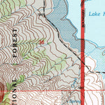 United States Geological Survey Sodergreen Lake, WY (1992, 24000-Scale) digital map