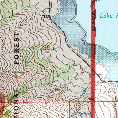 United States Geological Survey Sodergreen Lake, WY (1992, 24000-Scale) digital map