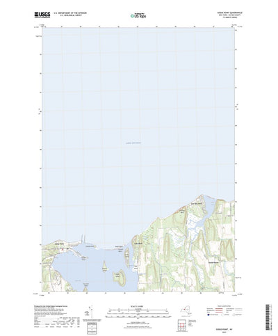 United States Geological Survey Sodus Point, NY (2023, 24000-Scale) digital map