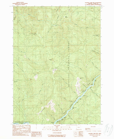 United States Geological Survey Soldier Camp Mountain, OR (1989, 24000-Scale) digital map