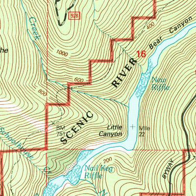 United States Geological Survey Soldier Camp Mountain, OR (1998, 24000-Scale) digital map
