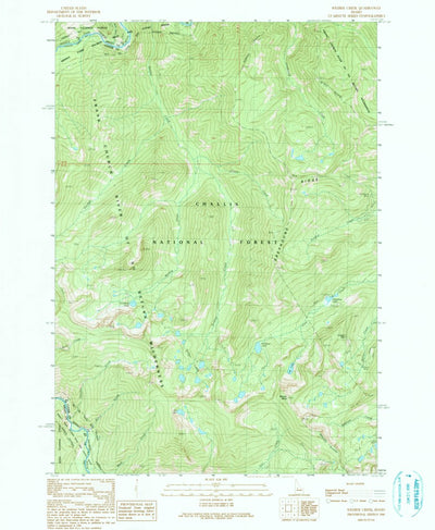 United States Geological Survey Soldier Creek, ID (1990, 24000-Scale) digital map
