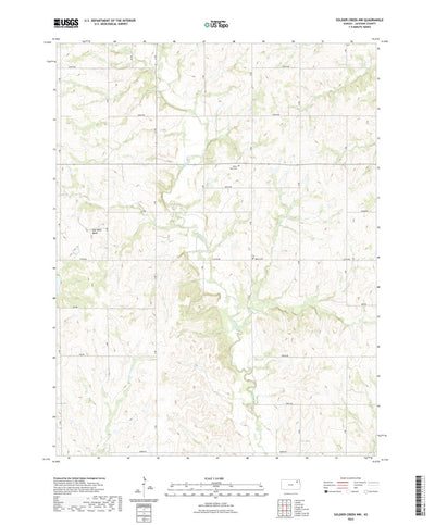 United States Geological Survey Soldier Creek NW, KS (2022, 24000-Scale) digital map