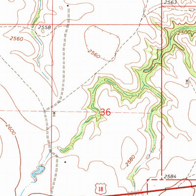 United States Geological Survey Soldier Creek, SD (1969, 24000-Scale) digital map