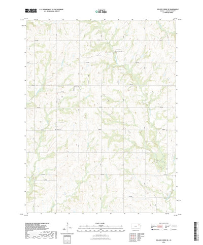 United States Geological Survey Soldier Creek SE, KS (2022, 24000-Scale) digital map