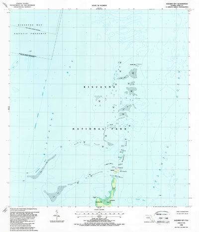 United States Geological Survey Soldier Key, FL (1988, 24000-Scale) digital map