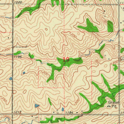 United States Geological Survey Soldier, KS (1964, 24000-Scale) digital map