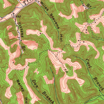 United States Geological Survey Soldier, KY (1951, 24000-Scale) digital map