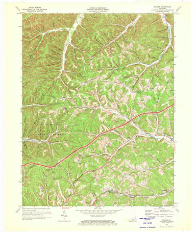 United States Geological Survey Soldier, KY (1970, 24000-Scale) digital map