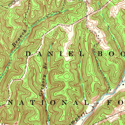 United States Geological Survey Soldier, KY (1970, 24000-Scale) digital map
